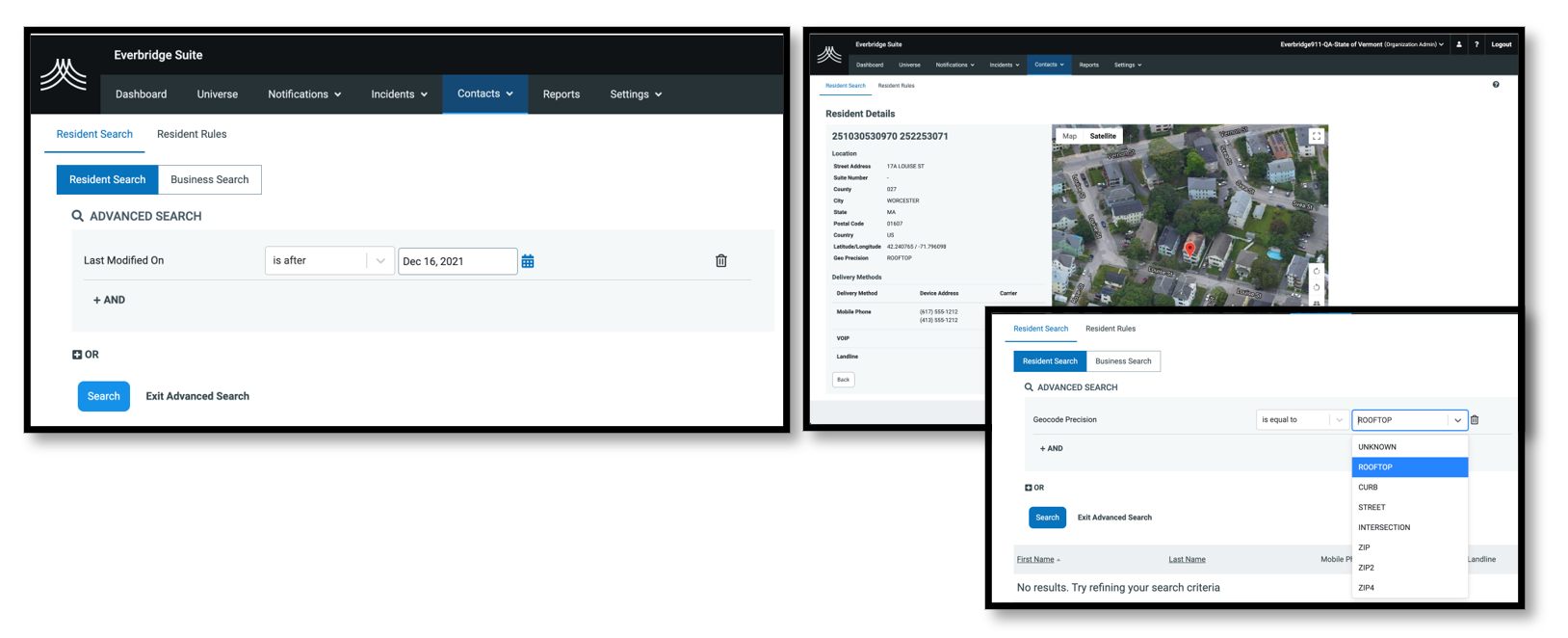 Advanced Search and Contact Filters - Updates to List of Fields