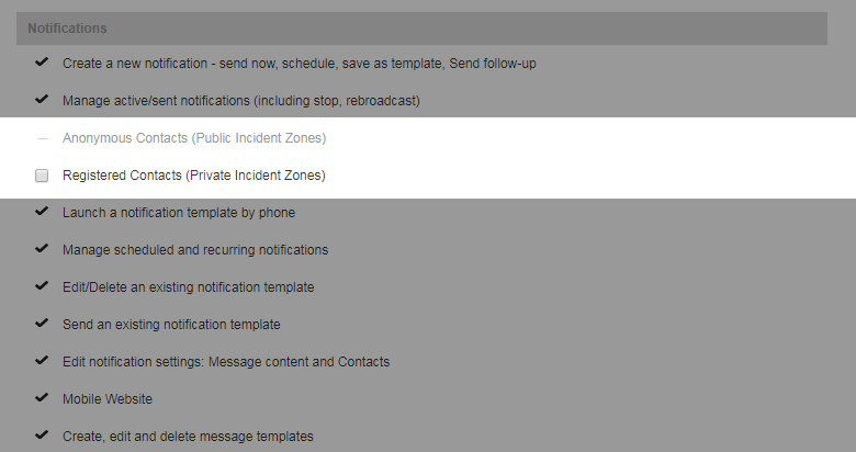 Enabling Incident Zones