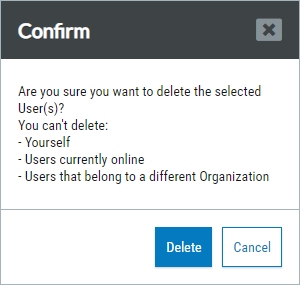 Confirm Deletion