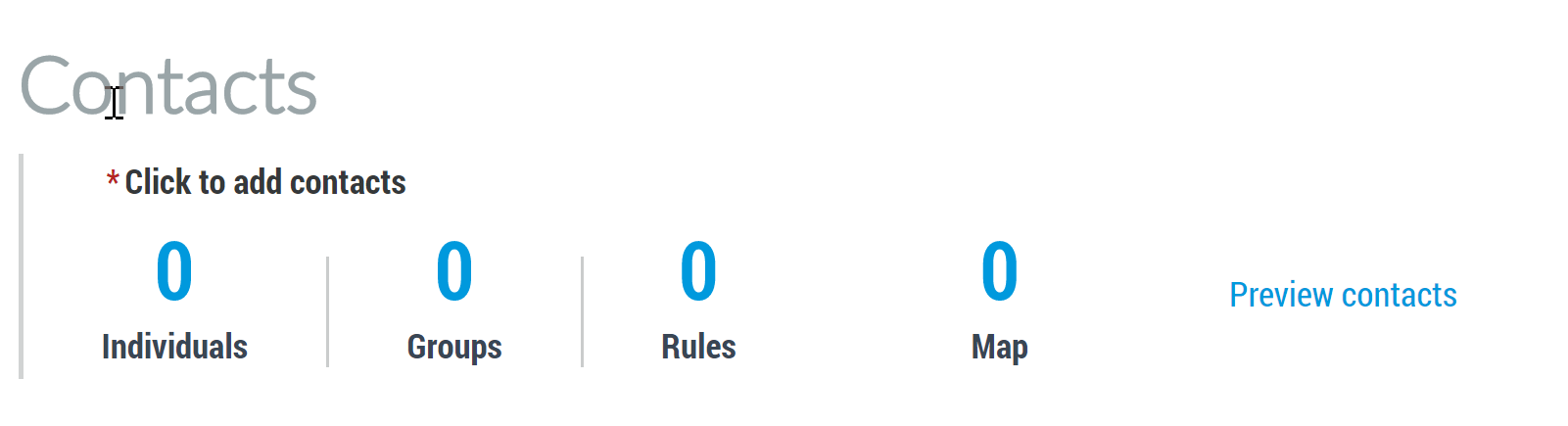 Template Default Contacts