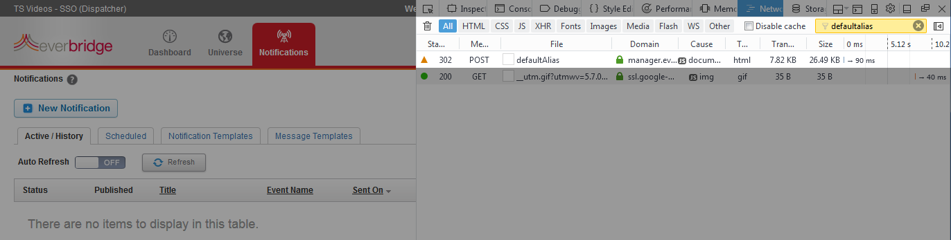 Default Alias Selection in Firefox