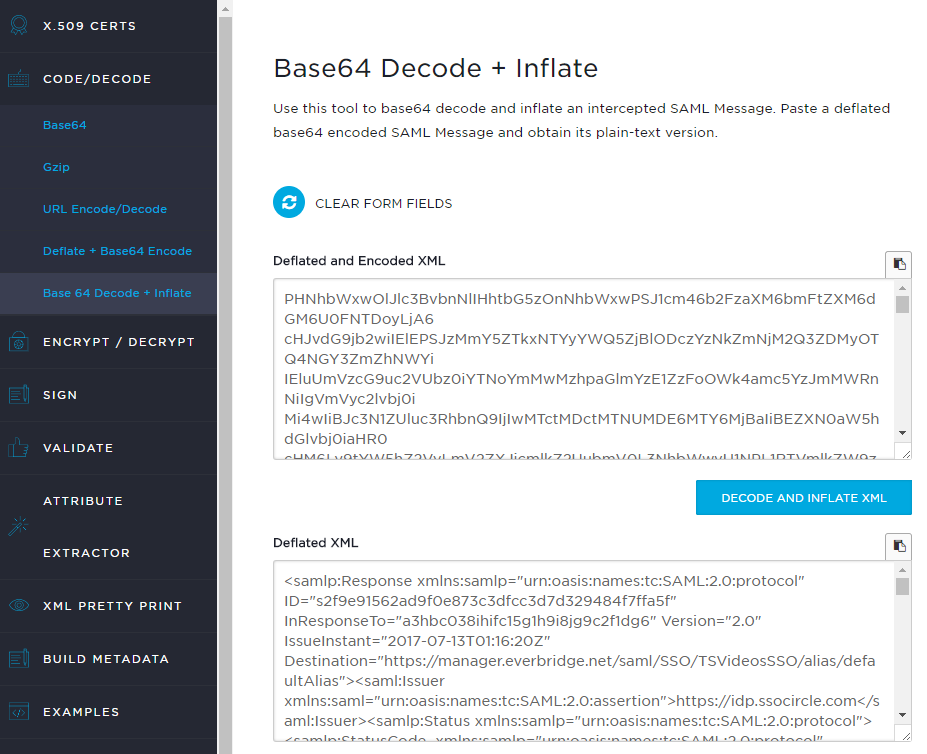 Decoding Base64 into XML