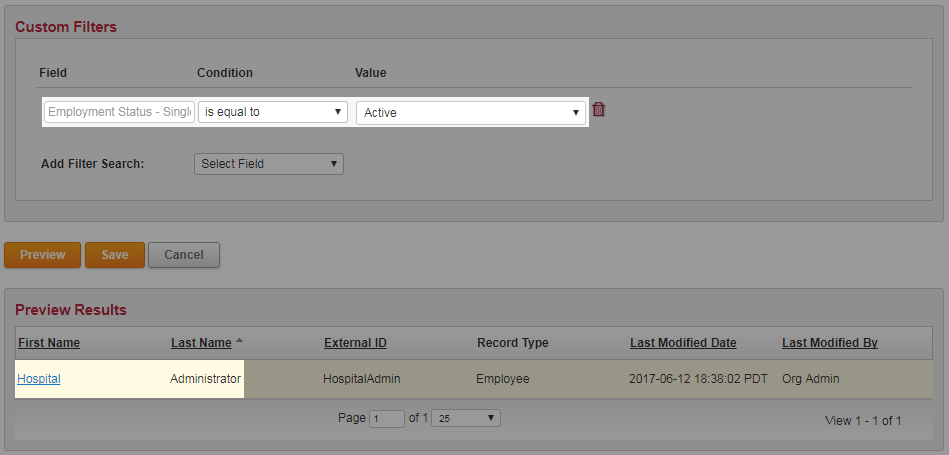 Rule Using Single Selection