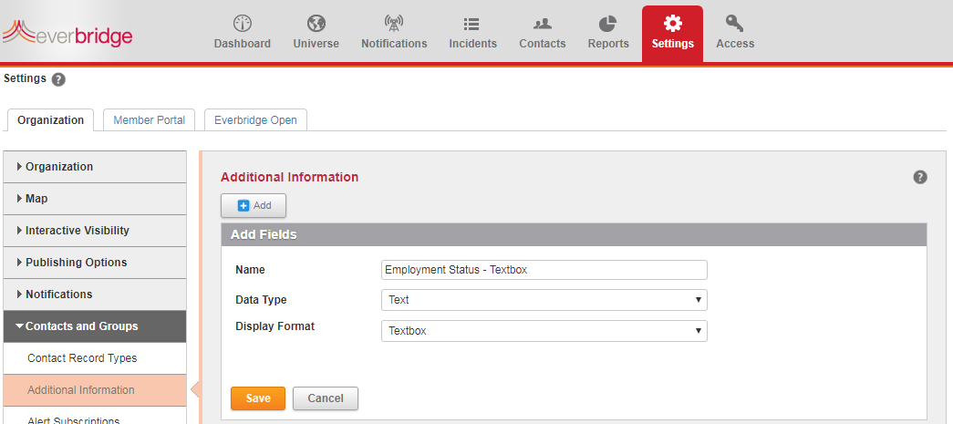 Additional Information - Textbox