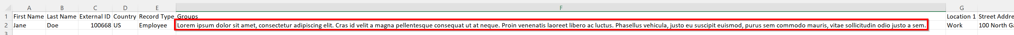 CSV with group name over 260 characters