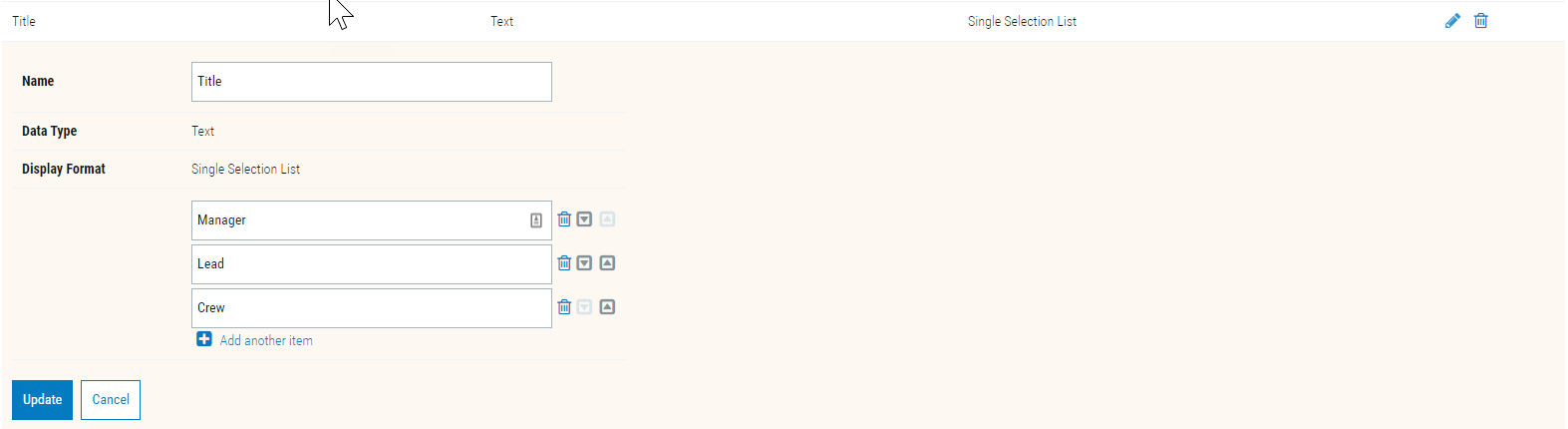 Additional Information Settings