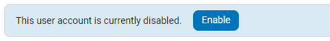Enable button