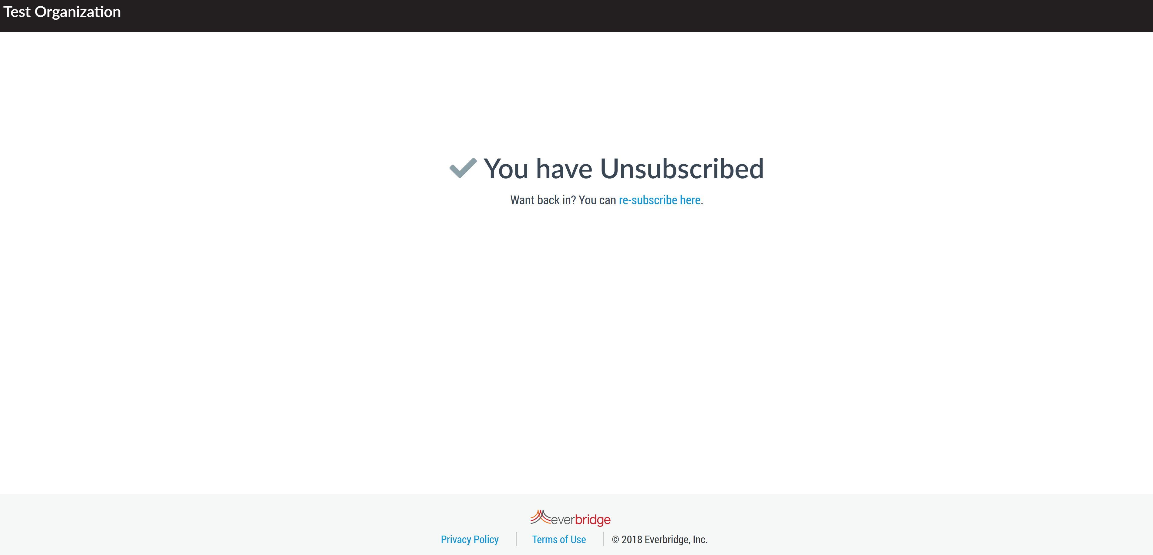 Unsubscribed