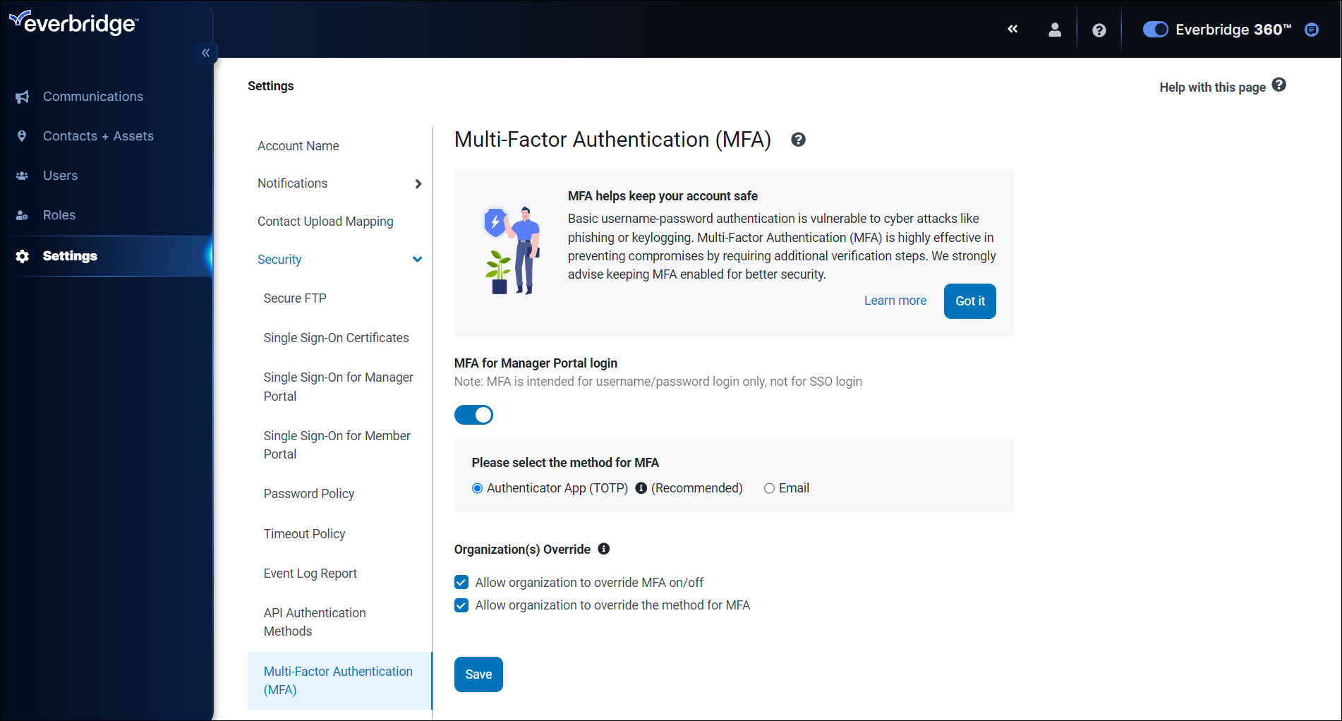 MFA Account Level Page.png