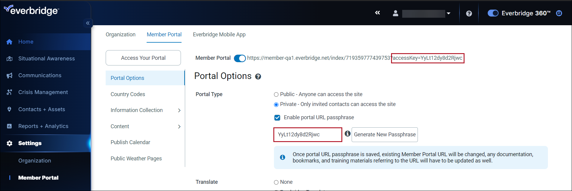 Member Portal Enable Portal Passphrase.png