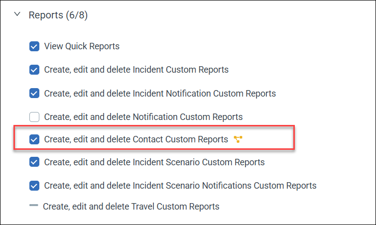 Create, edit and delete Contact Custom Reports permission.png