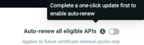 Disabled toggle